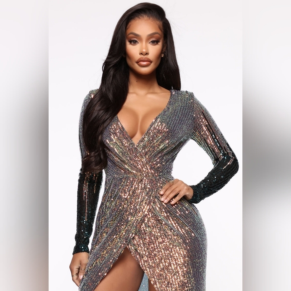 Banjul sequin gown maxi formal dress - Picture 14 of 15